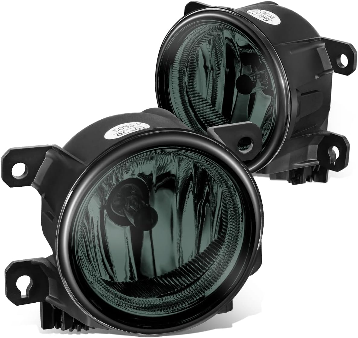 DNA MOTORING FL-ZTL-373-SM Pair of Fog Lights Compatible with 13-15 Accord / 13-21 Civic / 19-20 HR-V / 15-20 Fit,Smoked Lens