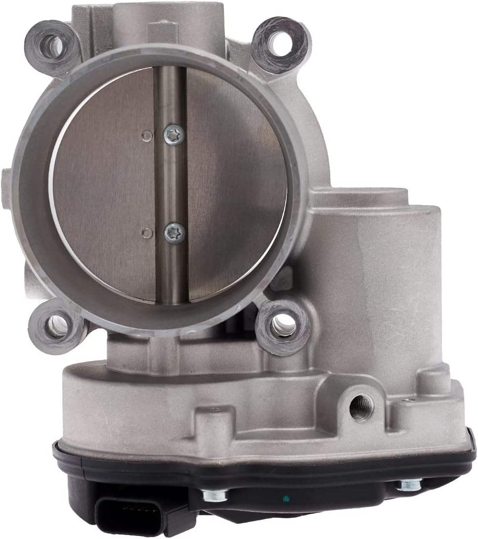 AUQDD S20068 Throttle Body Assembly (For 3.5L/3.7L Naturally Aspirated) Fit For 11-18 Fo-rd Edge Explorer,13-19 Taurus,11-17 Mustang /13-16 Lin-coln MKZ MKS,13-19 MKT (# 977-328 AT4Z9E926A TB1049)