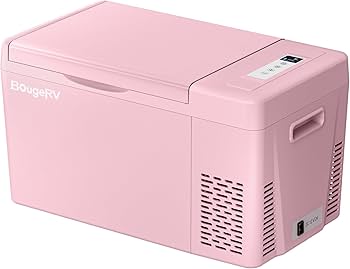 BougeRV 9L ポータブル冷蔵庫 美品 小型 急速冷凍＆バッテリー付属 BougeRV ポータブル冷蔵庫 小型 9L 急速冷凍＆173Whバッテリー