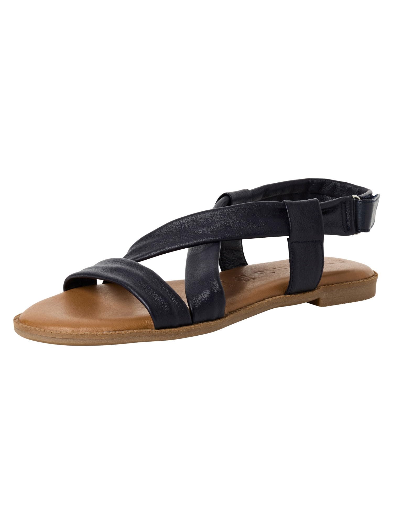 Tamaris Women's Damen 1-28109-44 Flat Sandal, Navy, 3.5 UK