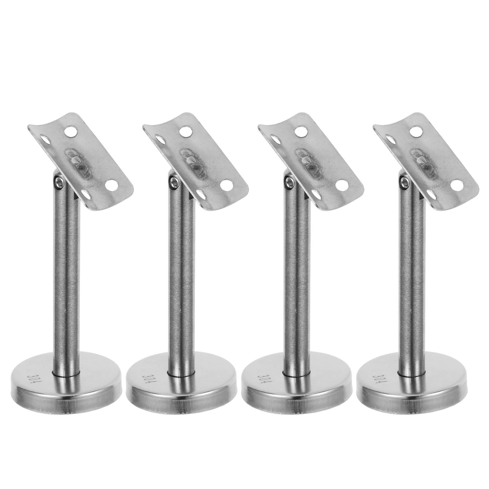 Soporte para pasamanos de acero inoxidable Abaodam pack de 4 piezas para escaleras