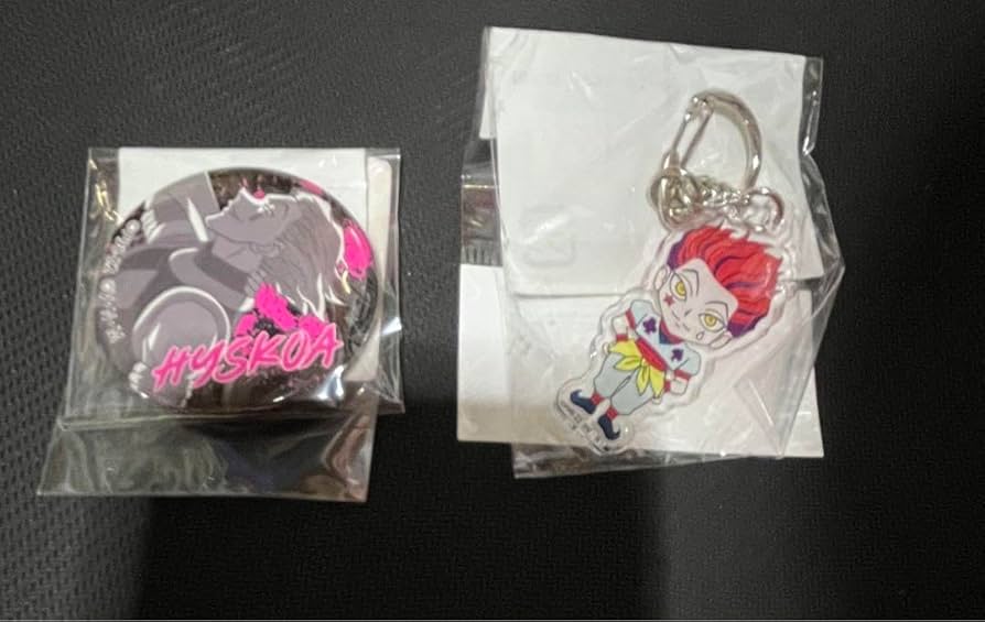 ハンターハンター ヒソカ 缶バッジ アクリルキーホルダー HUNTER×HUNTER_ヒソカ Ani-Art aqua label 第2弾 BIG缶バッジ