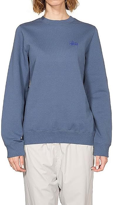 Stussy Basic Sudadera Mujer Azul M (Medium): Amazon.es: Ropa