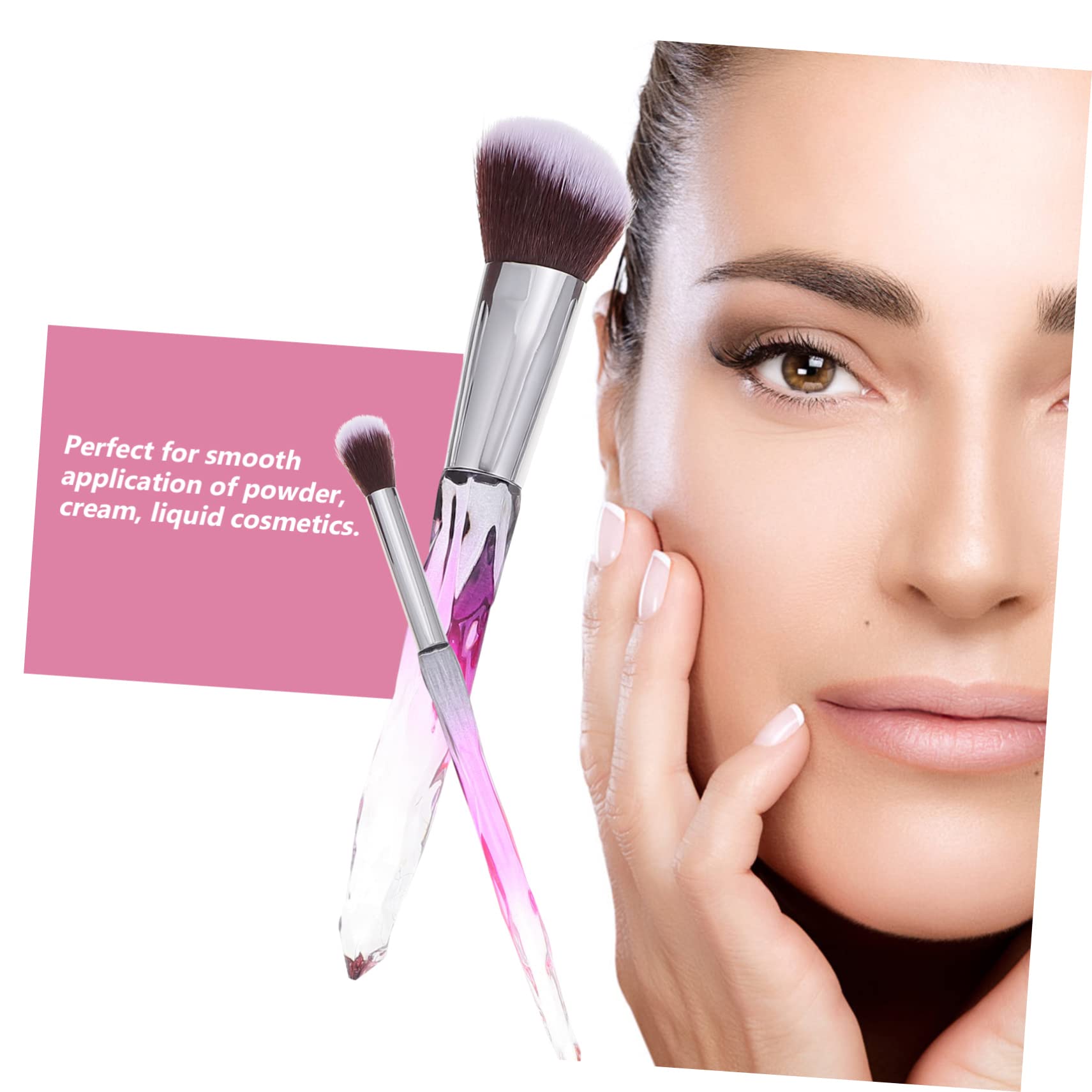 Healeved 30 Stück Make Up Pinsel Mit Kunststoffgriff Puderpinsel Make Up Werkzeug Professioneller Make Up Pinsel Für Frauen Eyeliner Pinsel