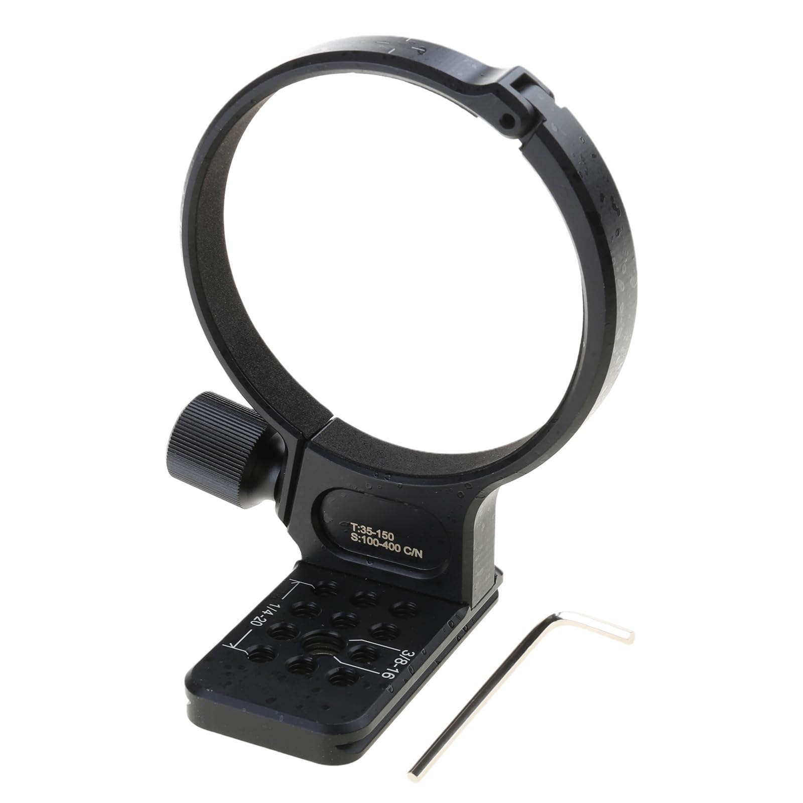 Lens Collar Support Tripod Mount with Quick Release Plate for 35-150mm 100-400mm Lens