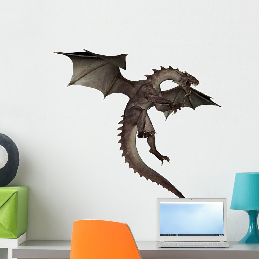 Wallmonkeys Dragon Wall Decal, 24" W x 19" H - Medium