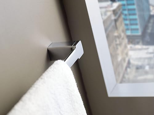 Miniatura 4 de Moen YB8824CH - Toallero individual de baño de 90 grados, moderno de 24 pulgadas, cromado