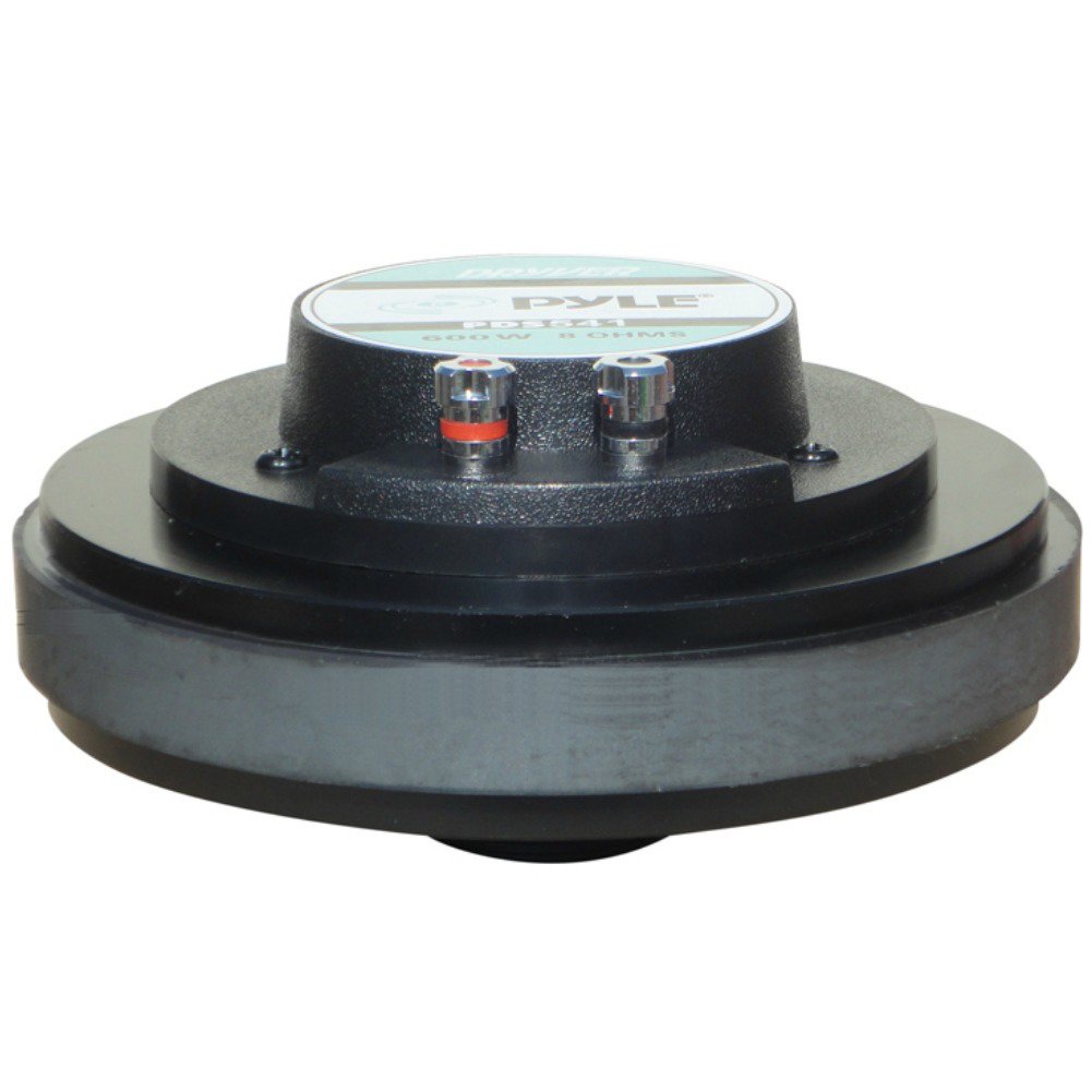 Pyle DRIVER A COMPRESSIONE TWEETER PDS541 CON MAGNETE DA 300 WATT RMS E 600 WATT MAX CON ATTACCO DA 1" 2,50 CM PER TROMBE DA 1" DJ CASA FESTE CASSA IMPEDENZA 8 OHM,PESO DEL DRIVER 2,500KG