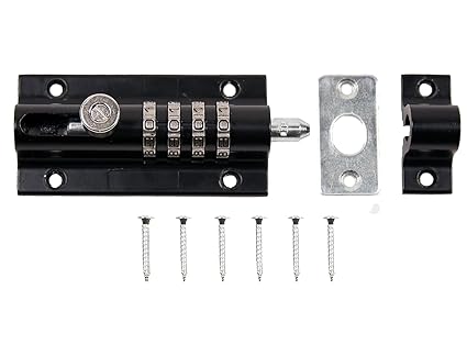 Swabs Code Lock Drawer Cabinet Locks Padlock Hasp Lock Cam Lock Gate Latch Lock with Screws for Furniture Cabinet Mailbox Drawer Cabinet Closet