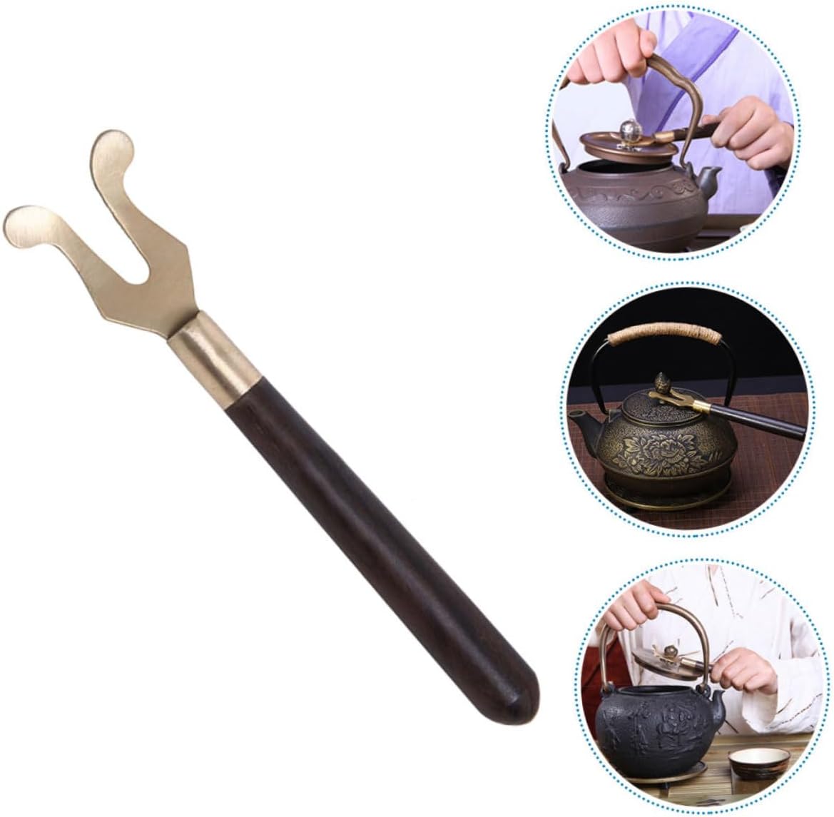 Alipis Creative Tea Cup Clip Ergonomic Handle Scald Holder for Tea Ceremony Accessories Practical Design for Serving Appetizers