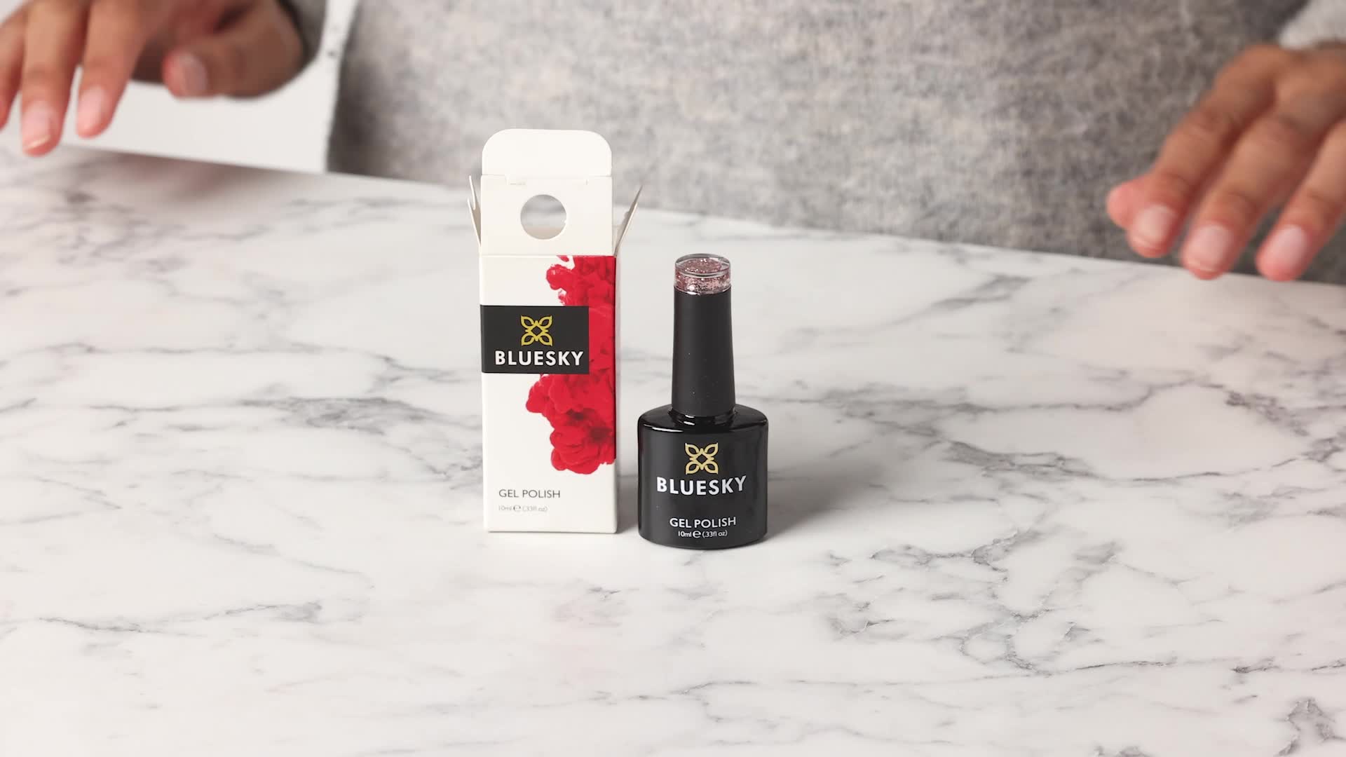 Bluesky UV/LED Härtungsgel Nagellack 'Rosenknospe' – Langanhaltend, Vegan, 60 Sekunden Härtung