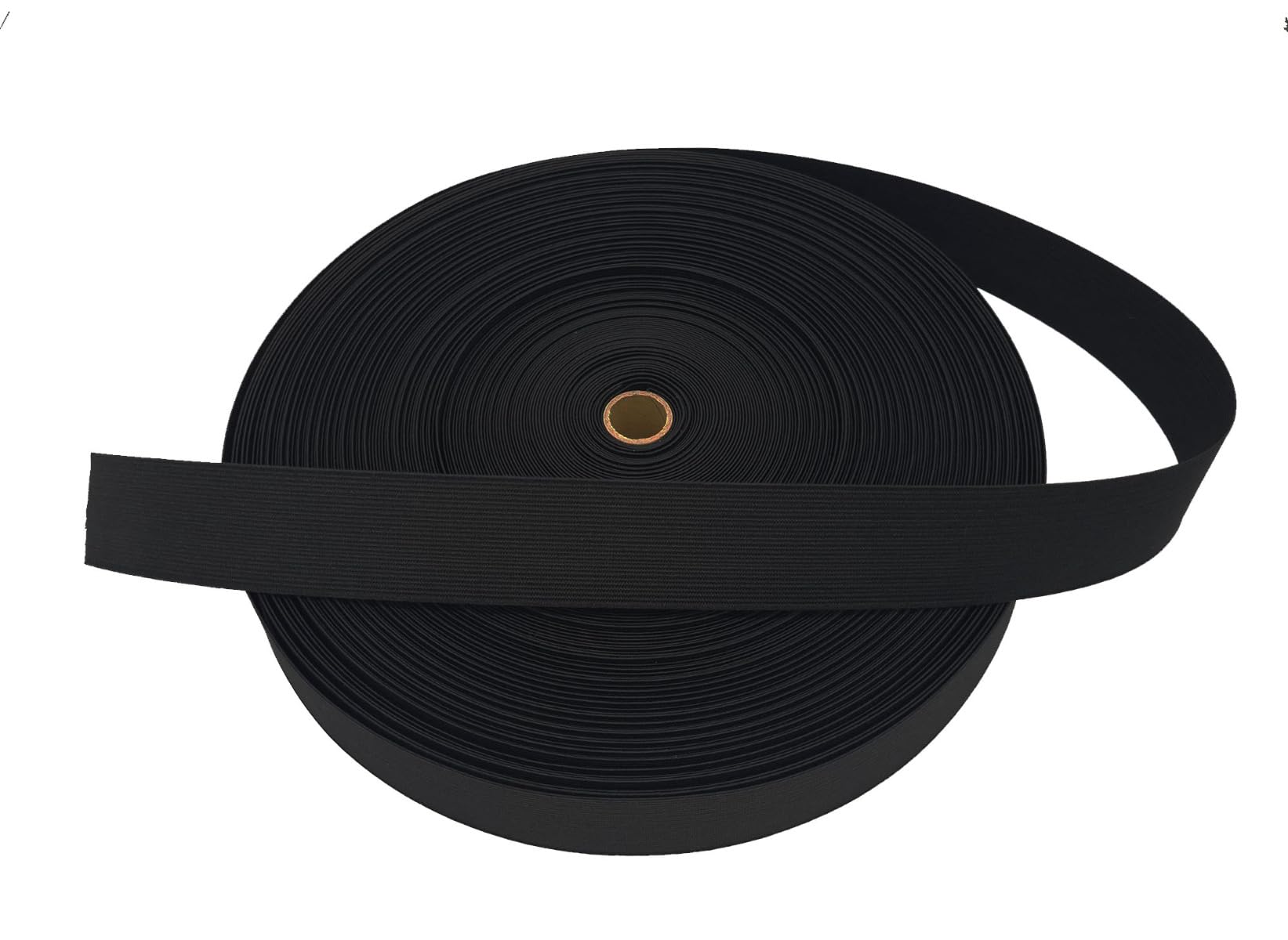 CL Distribution 50mm / 2" Flat Heavy Duty Woven Elastic - Black
