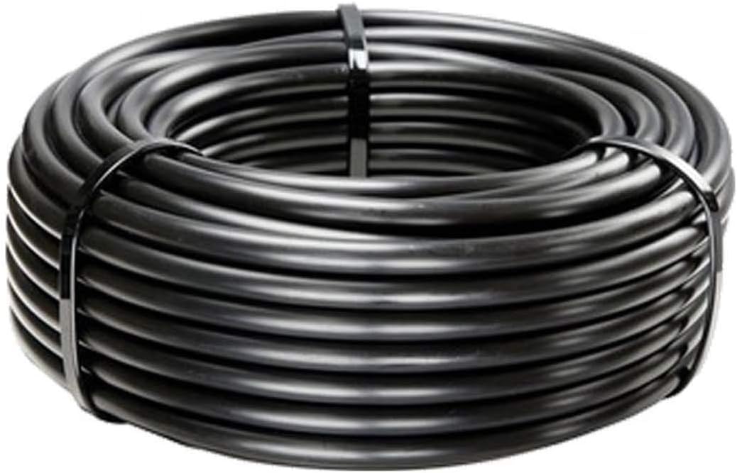 Pinolex® Drip Irrigation 16mm Diameter Main Supply Line Pipe Roll Black Watering Hose Self-dispensing Blank Distribution Garden Plants Emitter Tubing (25 Meters)