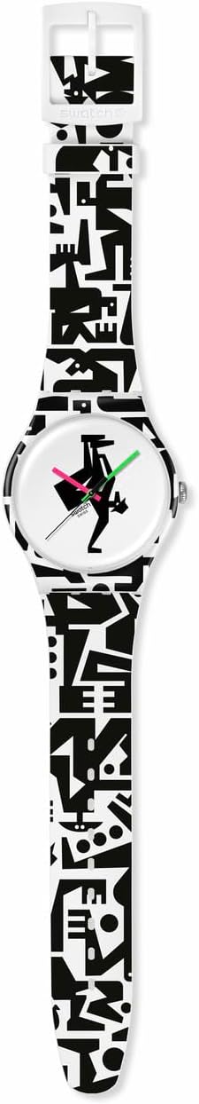 Swatch New Gent Biosourced Unisex Watch Casual Polymer White Quartz Waterproof Freeze Time