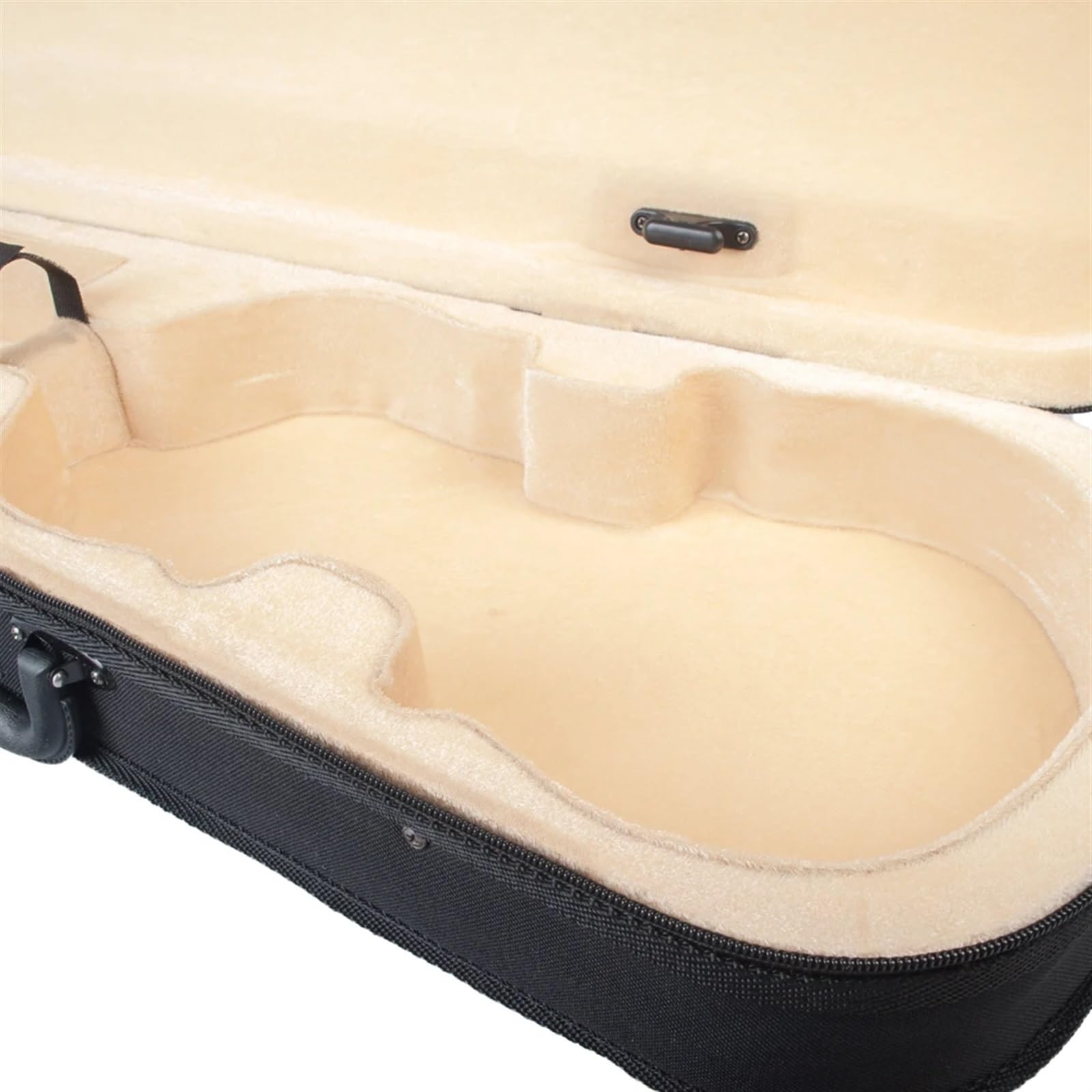 Estuche for violín 1/8, 1/4, 1/2, 3/4, tamaño Profesional, Forma Triangular, Estuche rígido for violín, Piezas Interiores Amarillas for violín para Guardar Violines(Size 3 4)