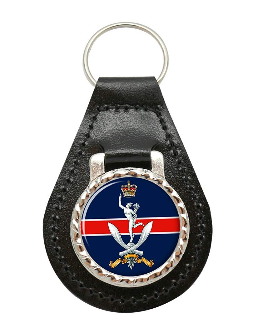Queen's Gurkha Signals, British Army Leather Key Fob