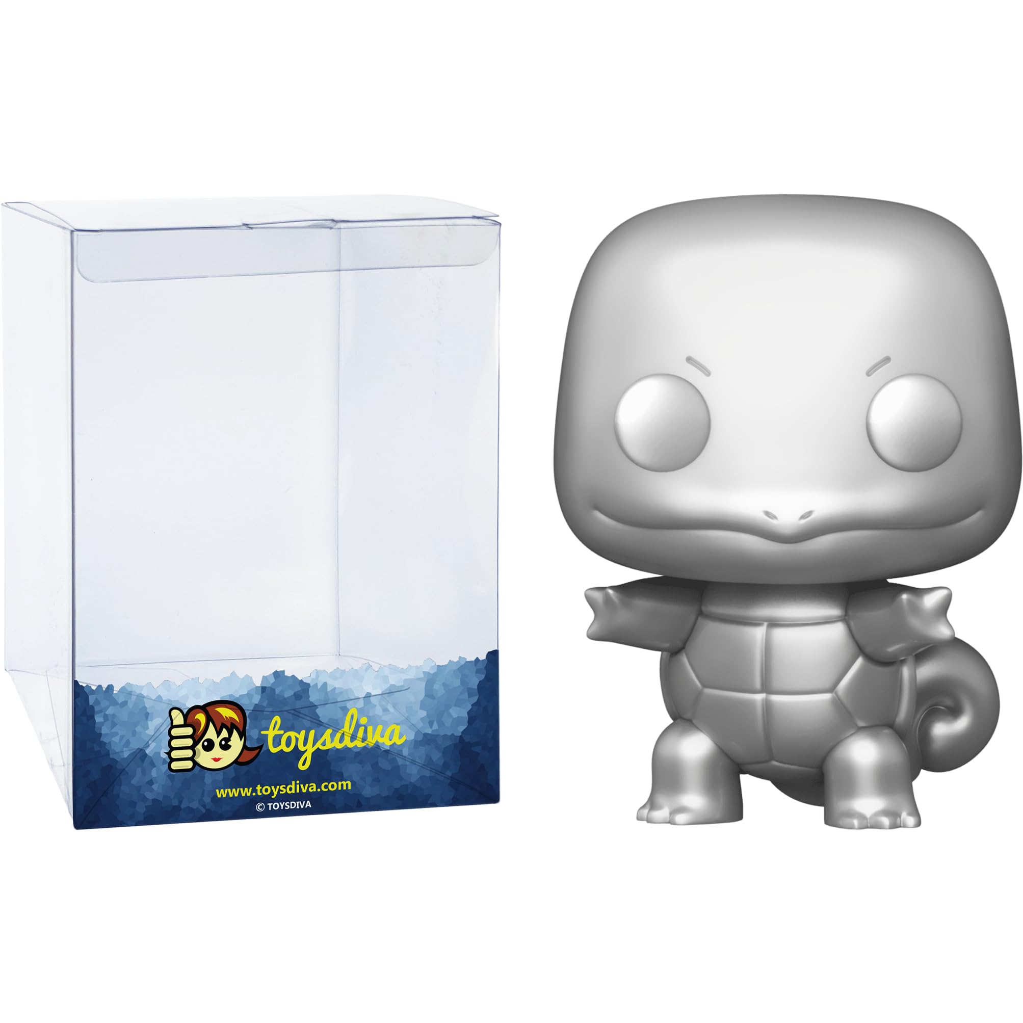 Squirtl e: P o p ! Games Vinyl Figurine Bundle with 1 Compatible Graphic Protector (504-56314 - B)