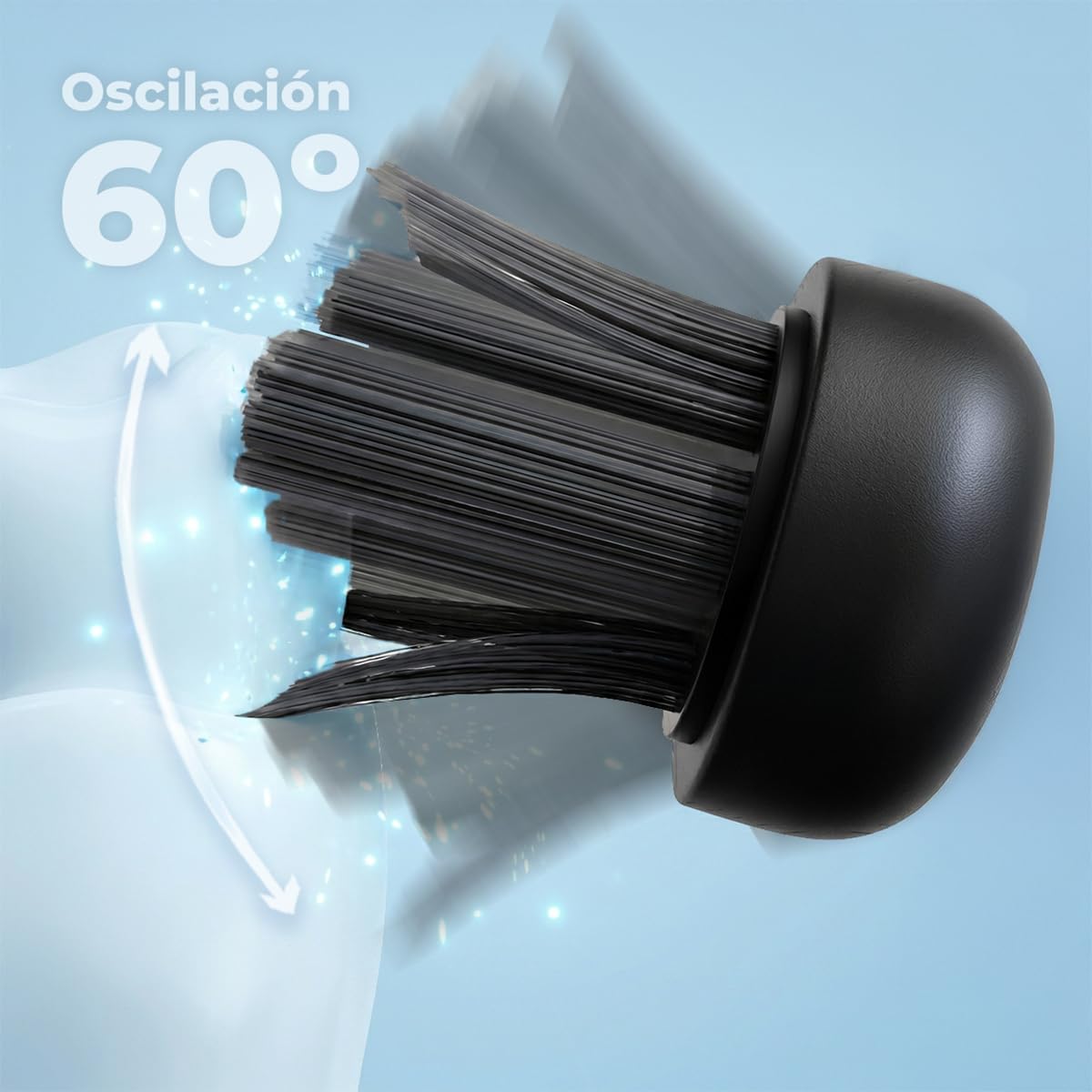 Cecotec Brosse à Dents Électrique Sonique avec Oscillation 60° et Écran ToothCare EliteSwing Premium. 3 Modes, Autonomie 30 Jours, Capteur de Pression, Base de Charge et 2 Têtes de Rechange, IPX7