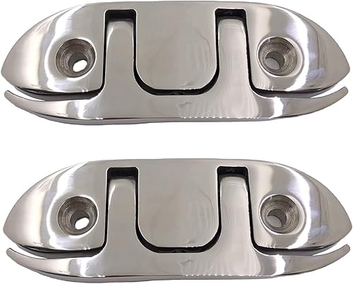 Miniatura 3 de Tacos plegables para barcos de 4-12 pulgadas, de acero inoxidable, para lancha abatible (paquete de 2)