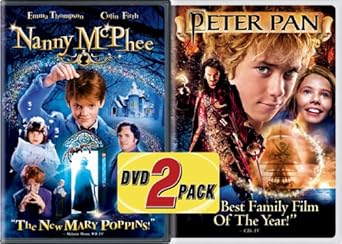 Amazon Com Nanny Mcphee Peter Pan Dvd Emma Thompson Colin Firth Angela Lansbury Kelly Macdonald Thomas Brodie Sangster Eliza Bennett Jennifer Rae Daykin Raphael Coleman Samuel Honywood Holly Gibbs Hebe Barnes Zinnia Barnes Kirk