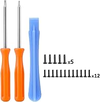 Vista 8 de eXtremeRate Replacement Buttons for Xbox Core Wireless Controller, Chrome Red Glossy Custom LB RB LT RT Bumpers Trigers Dpad ABXY Start Back Sync