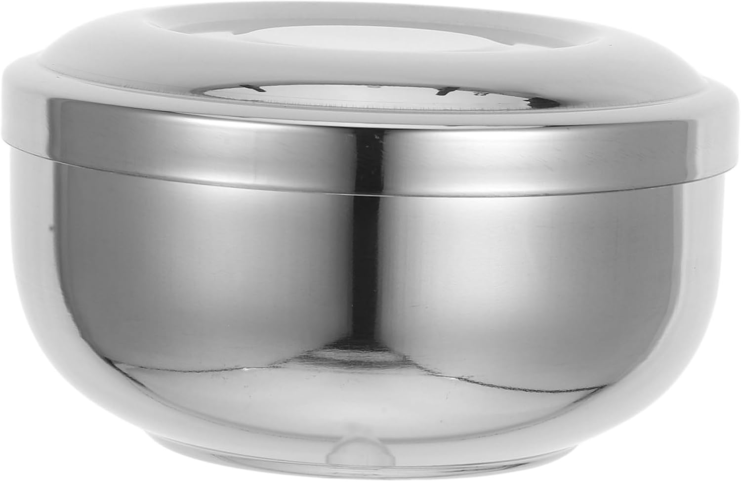 Shaving Soap Bowl for Men Metal Soap Dish Shaving Mug Lid Portable Wet Shave Bowl