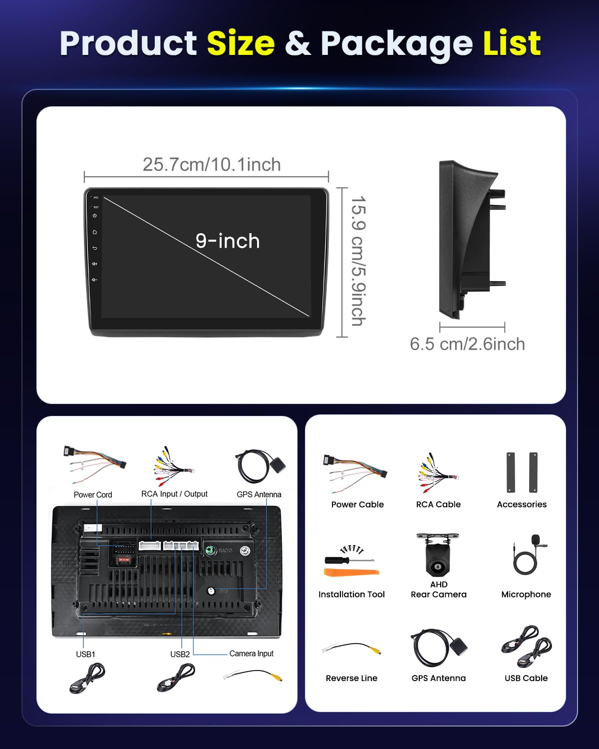 Hikity 2+64GB Radio Coche Android 15 para Renault Trafic 2001–2010/Opel Vivaro 2006–2010/Nissan Primastar 2006–2014 con 10" Pantalla, Carplay Android AutoFM/RDS Radio BT WiFi+Cámara Trasera+Mic