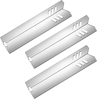 Clivimi Grill Heat Plates Shield for Backyard Grill BY14-101-001-05 BY16-101-002-06,Revoace Gas Grill GBC1690W GBC1705WV GBC1706W GBC1793W,Uniflame GBC1030WRS GBC1134W Stainless Steel Burner Cover 14"