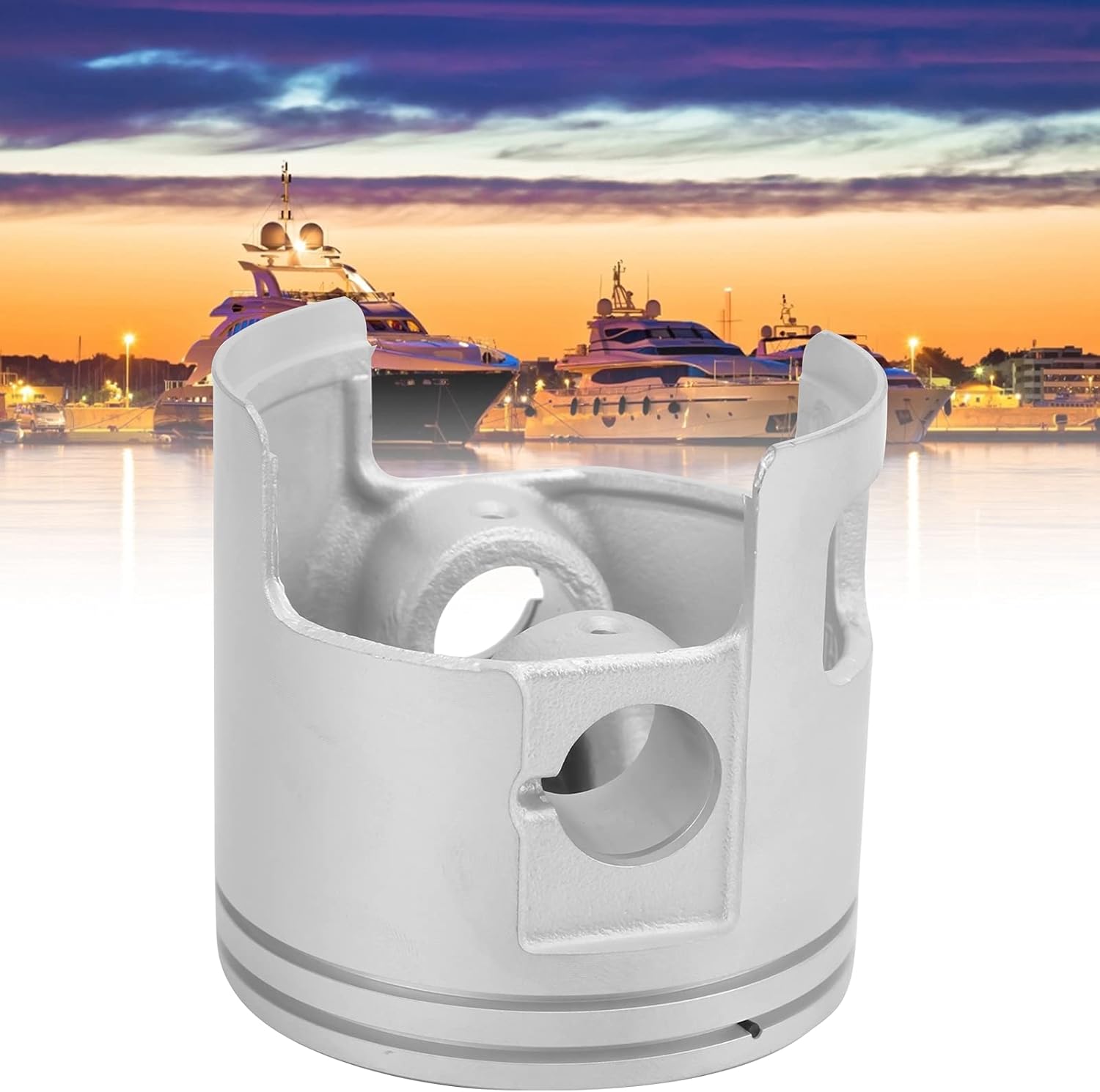 EVTSCAN Piston Ring Set, Car Engine Aluminum Piston and Ring Set Piston Kit Replacement Engine Spare Parts T40