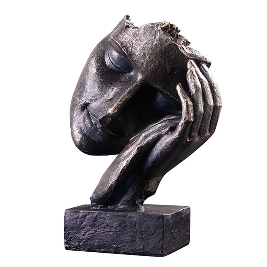 Statue de penseur artistique idée cadeau design pour crémaillère et bureau