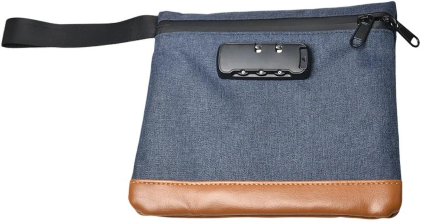 Fodera in carbonio Blocco Sacchetto Sacchetto A Prova di Odore Borse Portatile Sicuro Viaggio Carry Bag Per Contanti Sacchetto di Soldi Antifurto