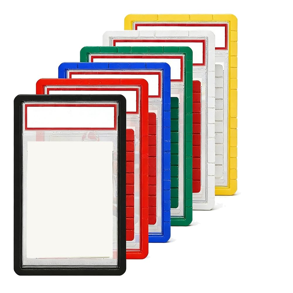 Jnchdghwa 6Pcs Flexible Slab Bumper for Graded Card Cases,Shock-Absorbing,Anti-Scratch Edge & Corner Guard for Standard PSA