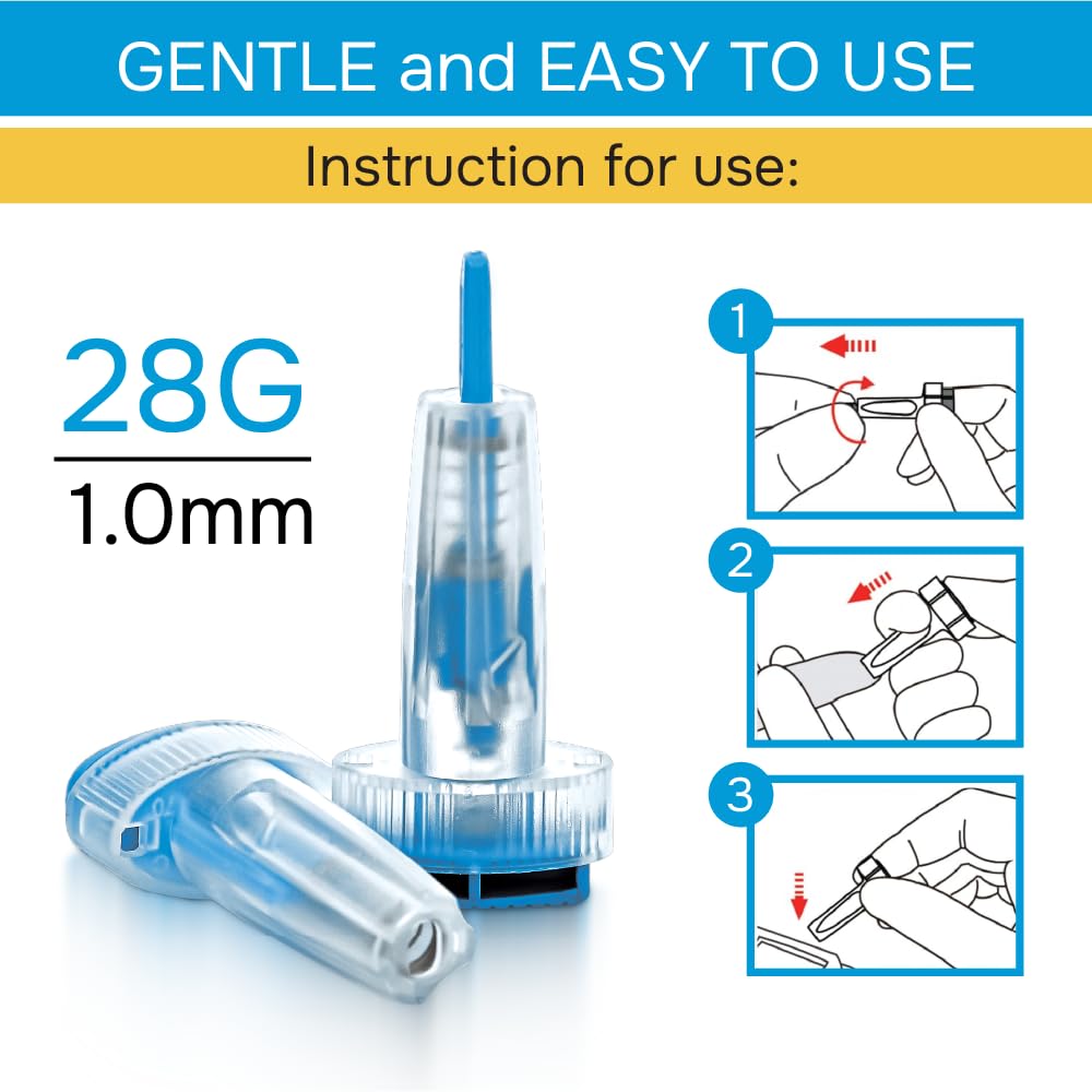 ONE-CARE Opti Lancets - Push Button Safety -3 ONE-CARE Opti Lancets - Push Button Safety -3