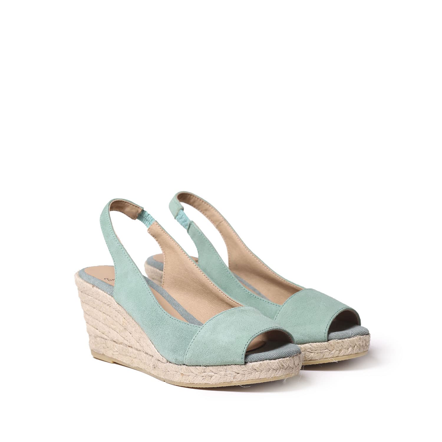 TONI PONS Monza-A - Espadrille compensée Femme en Daim.