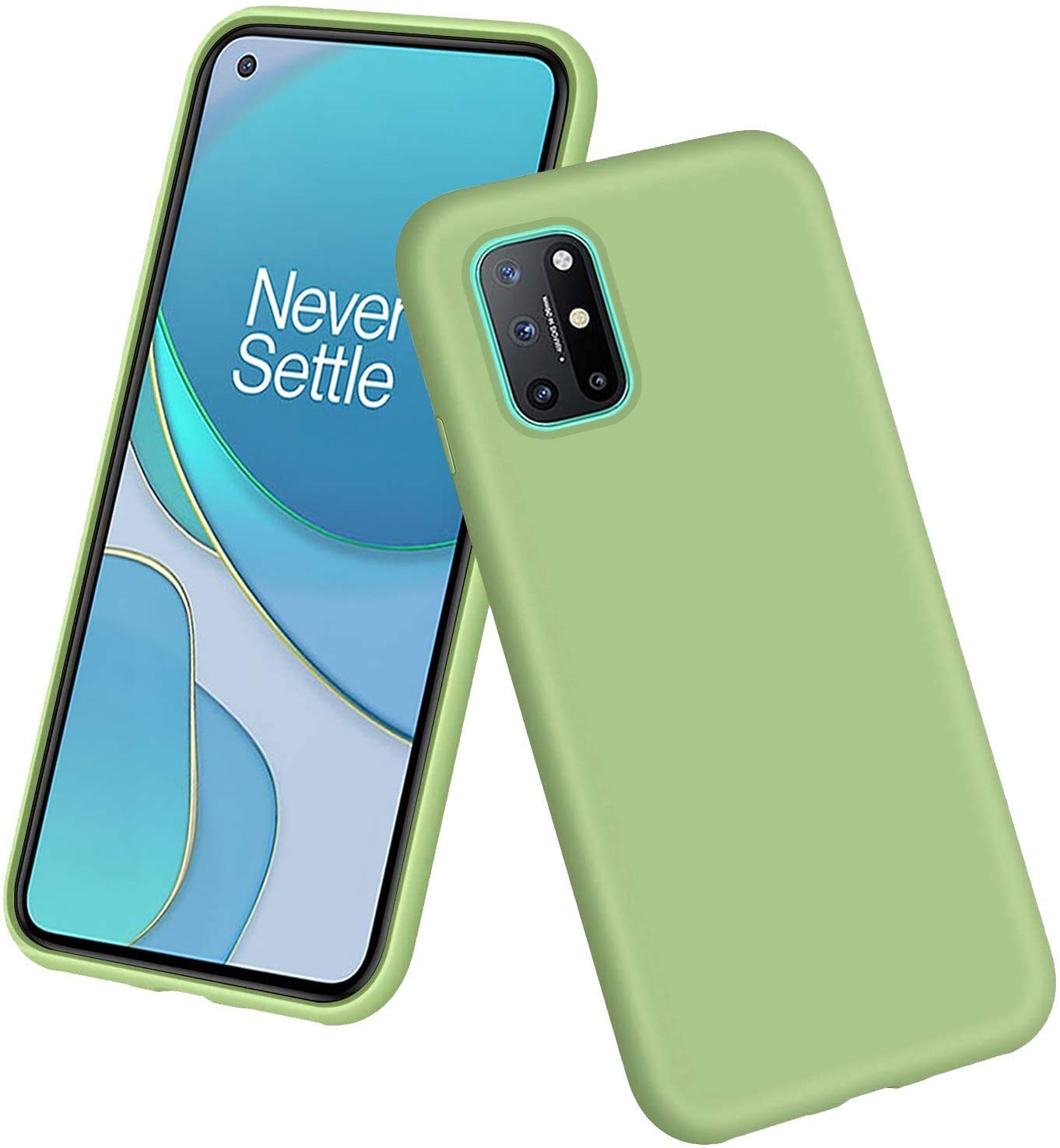 DAMTTE Slim Silicon Matte Soft Finish Flexible Back Cover Case for oneplus 8T