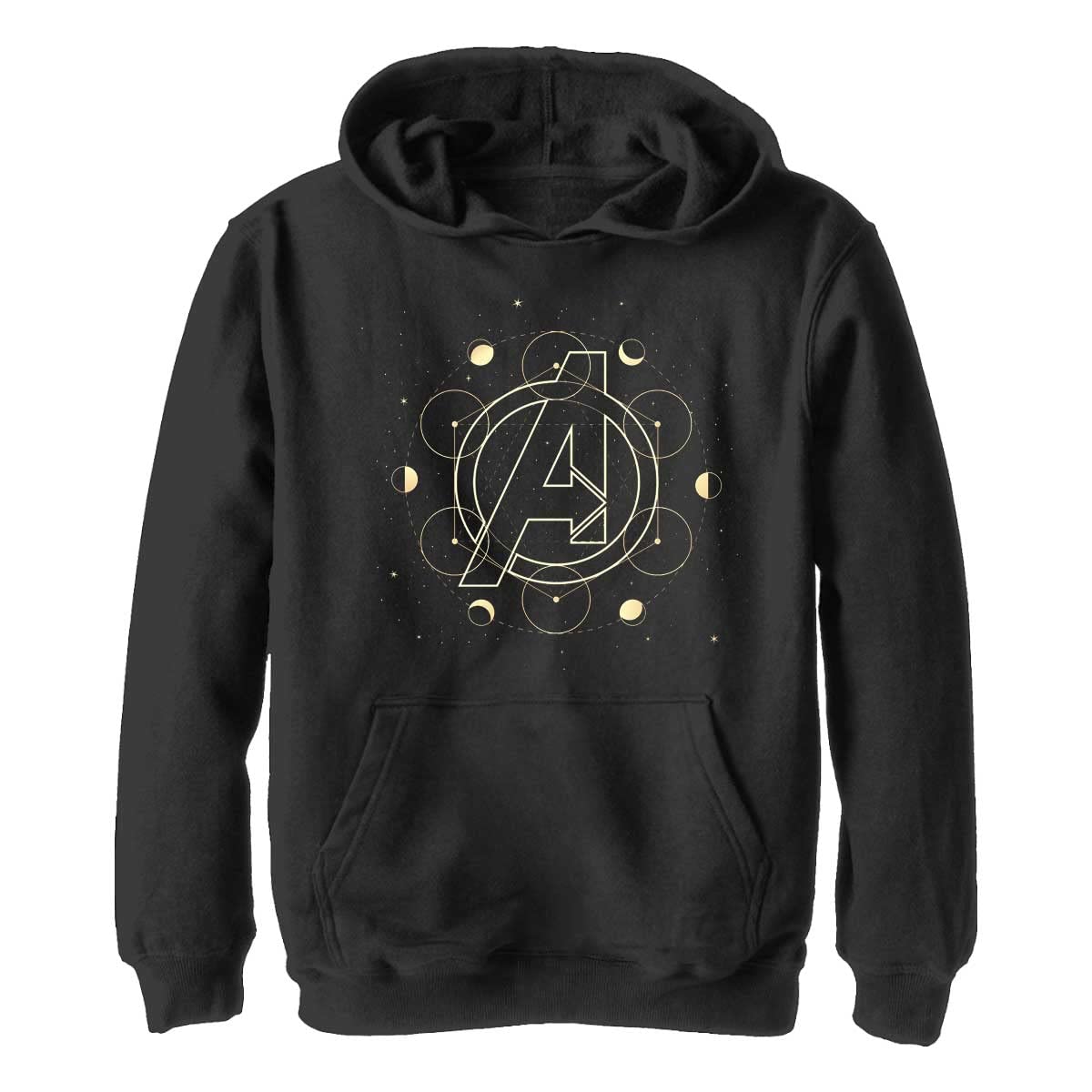 Marvel Klasyczna bluza dla chłopców z astrologicznymi Avengers, czarny, S (5-6 lat), czarny, S, Czarny, S