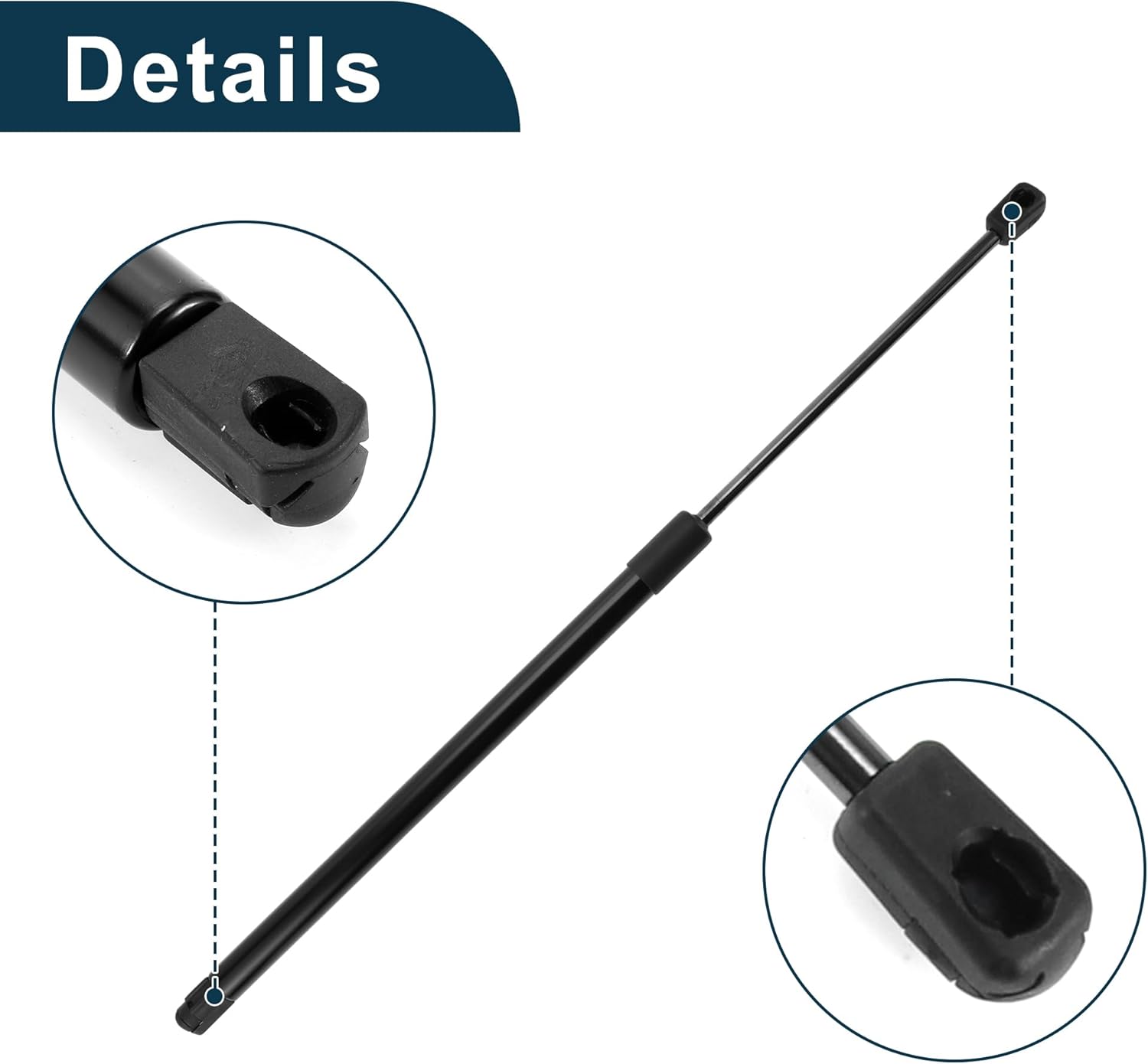 Lift Supports Struts for Chevrolet Impala 2006-2013 Front Hood Gas Spring Black 2Pcs