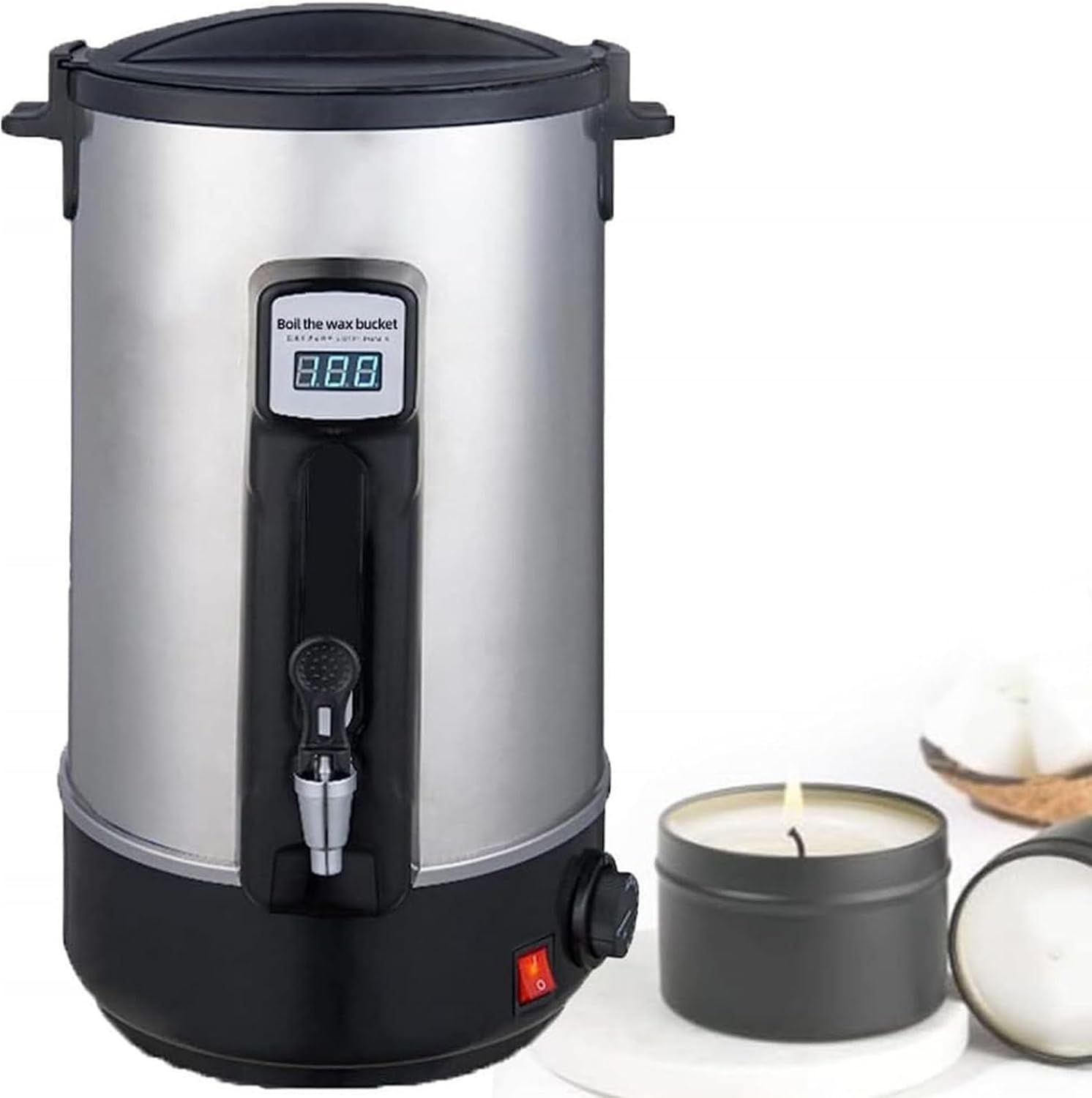 Commercial Machine,Candle Making Pouring Pot Machine, Electric Candle Wax Melting Pot with Heat-Resistant Handle and Heating Pour Spout, Candle Making Kit for Adults Beginners, Eas