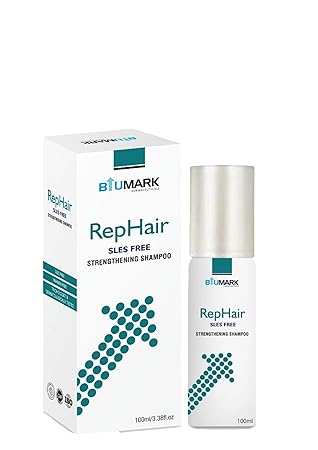 Biumark RepHair SLES Free Hair Shampoo | Anti Hairfall | Hair Strengthening | Dermatologist tested, SLES Free & Paraben-free