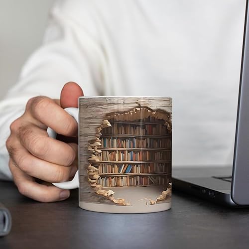 Miniatura 4 de Aigori Taza de café divertida (11 onzas), algo inesperadamente divertido debajo de los pantalones de la pareja, regalo de broma para esposa, marido,