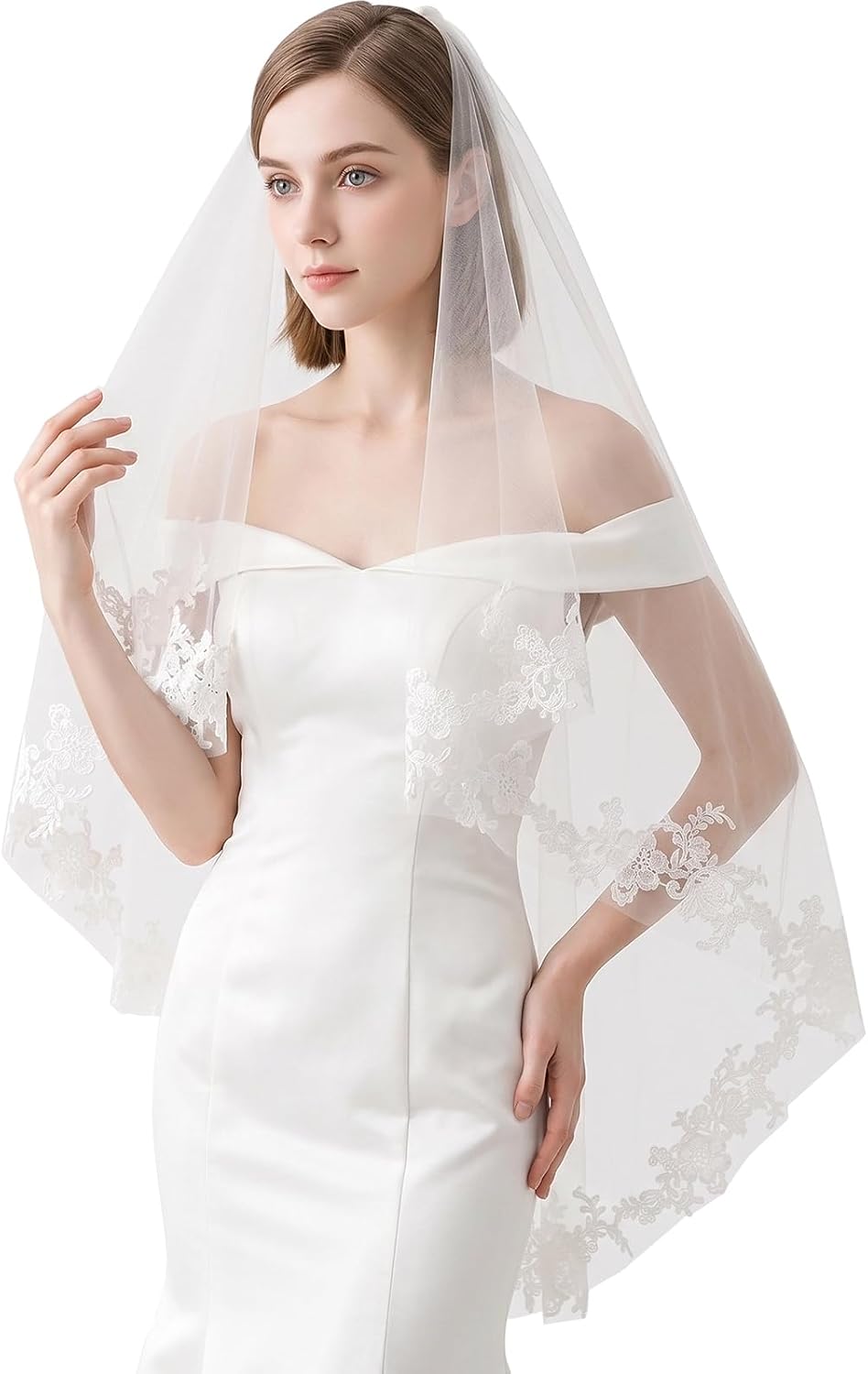 Erythem Bridal Veil, Bachelorette & Wedding Accessory for Bride to Be
