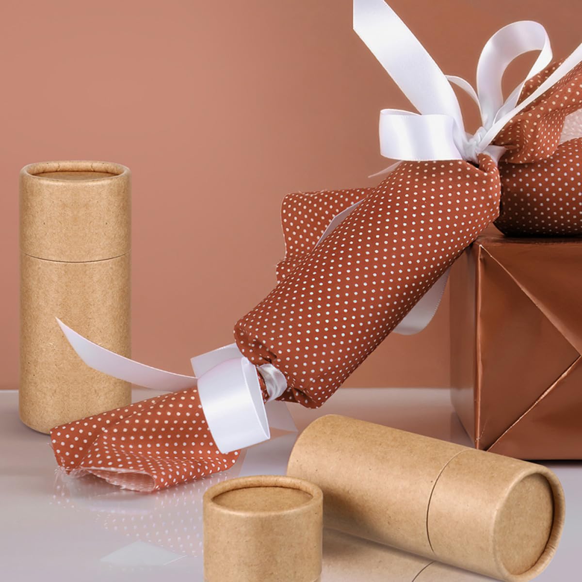 Beaupretty Scatola in Carta Kraft Rustica da 15 Pezzi per Conservazione Multifunzionale, Capacità 50ml, per Uso Domestico e Dispensa, Design Naturale ed Ecologico