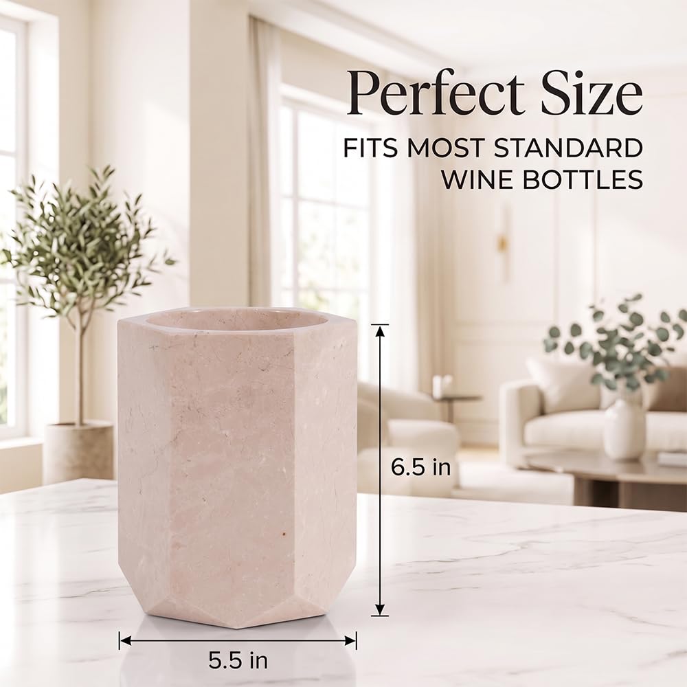 Radicaln Marble Wine Chiller Bucket for 750ml Wine & Champagne Bottles — Amazon image 4