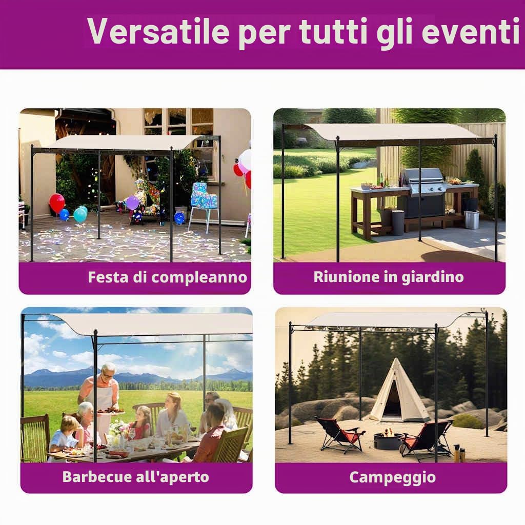 vidaXL Tendalino Parasole 3x2,5 m Antracite Disponibile in Diversi Colori