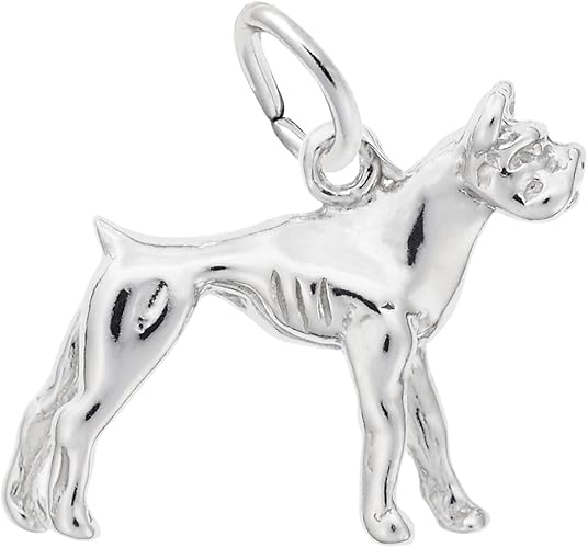 Boxer dog charm Clearance