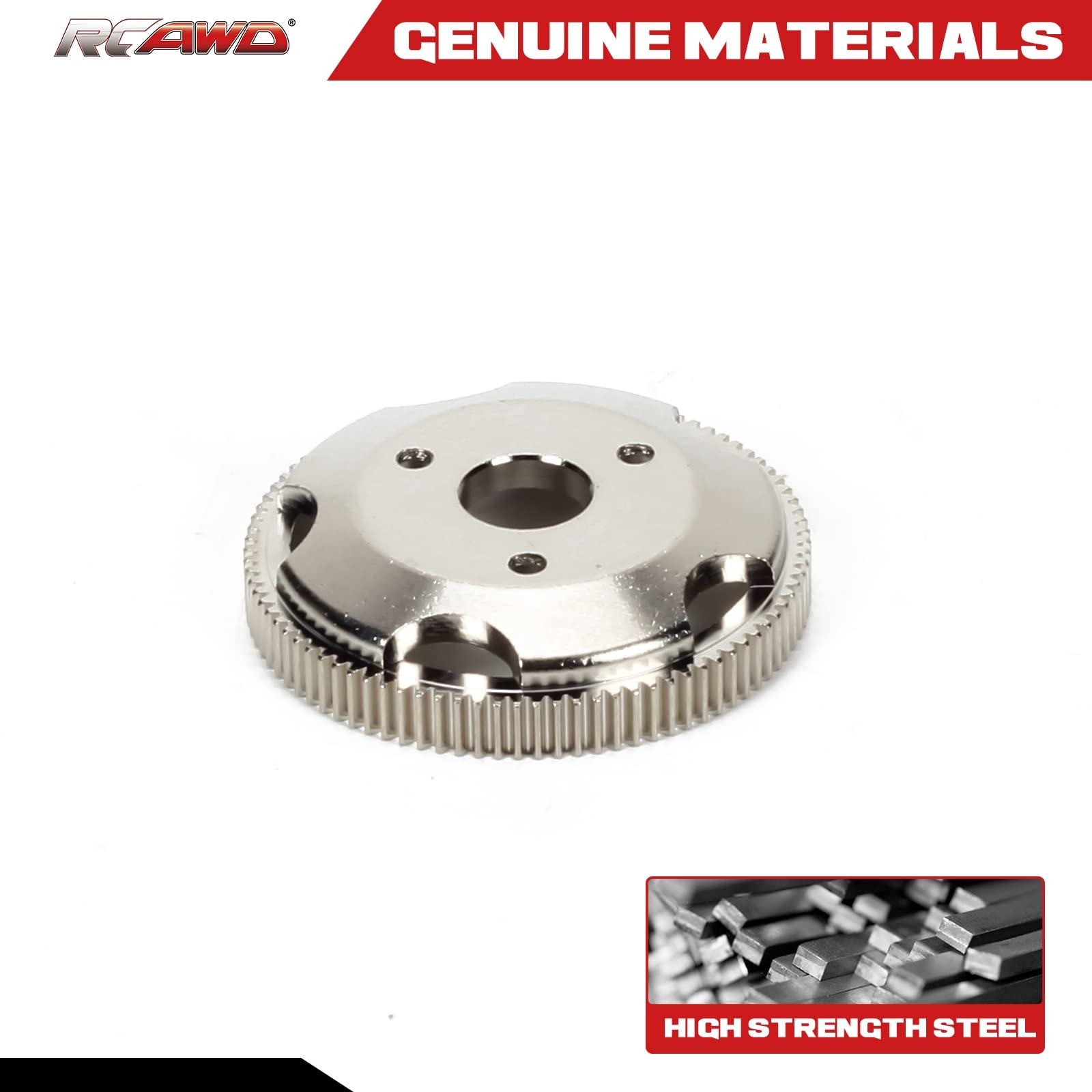 RCAWD 48P 90T Spur Gear, RC Metal Spur Gear for Traxxas Slash 2WD, Rustler VXL, Bandit, Ford Fiesta, ST Rally, Telluride 4x4 - Image 3