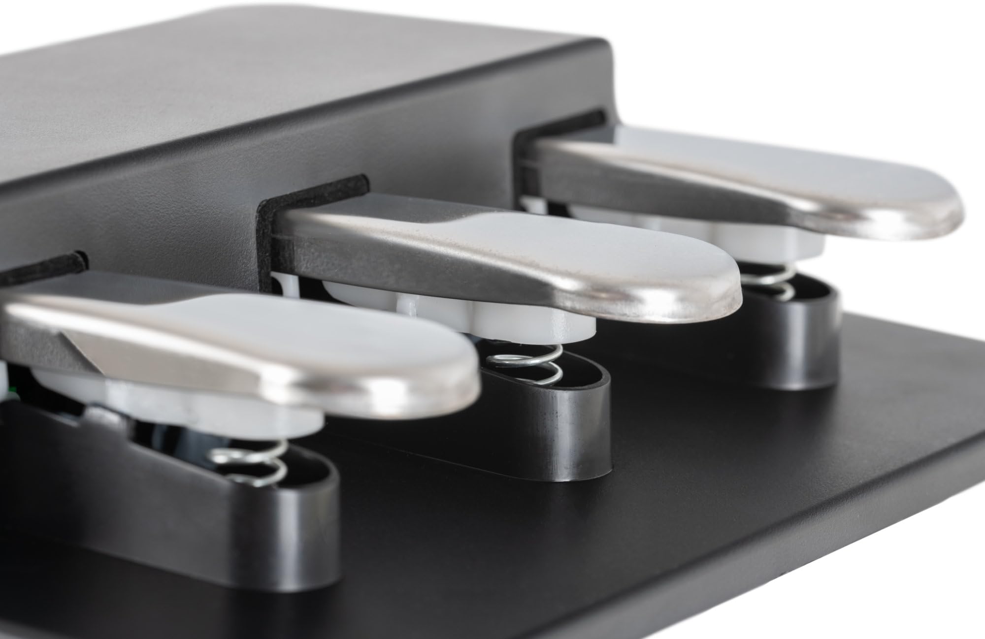 Classic Cantabile LP-Y Dreifach-Pedaleinheit - Transportable Pedaleinheit passend für viele Yamaha Pianos der P- und DGX-Serie - Hochwertige Stahlfedern - Multipin-Stecker - Aus Kunststoff - Schwarz