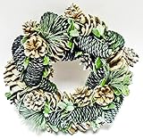 Krone Dm.30 C/Tannenzapfen Nat/Vrd