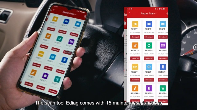 KINGBOLEN EDIAG OBD2 Auto Diagnostica Bluetooth Tutto Il Sistema - Foto 5