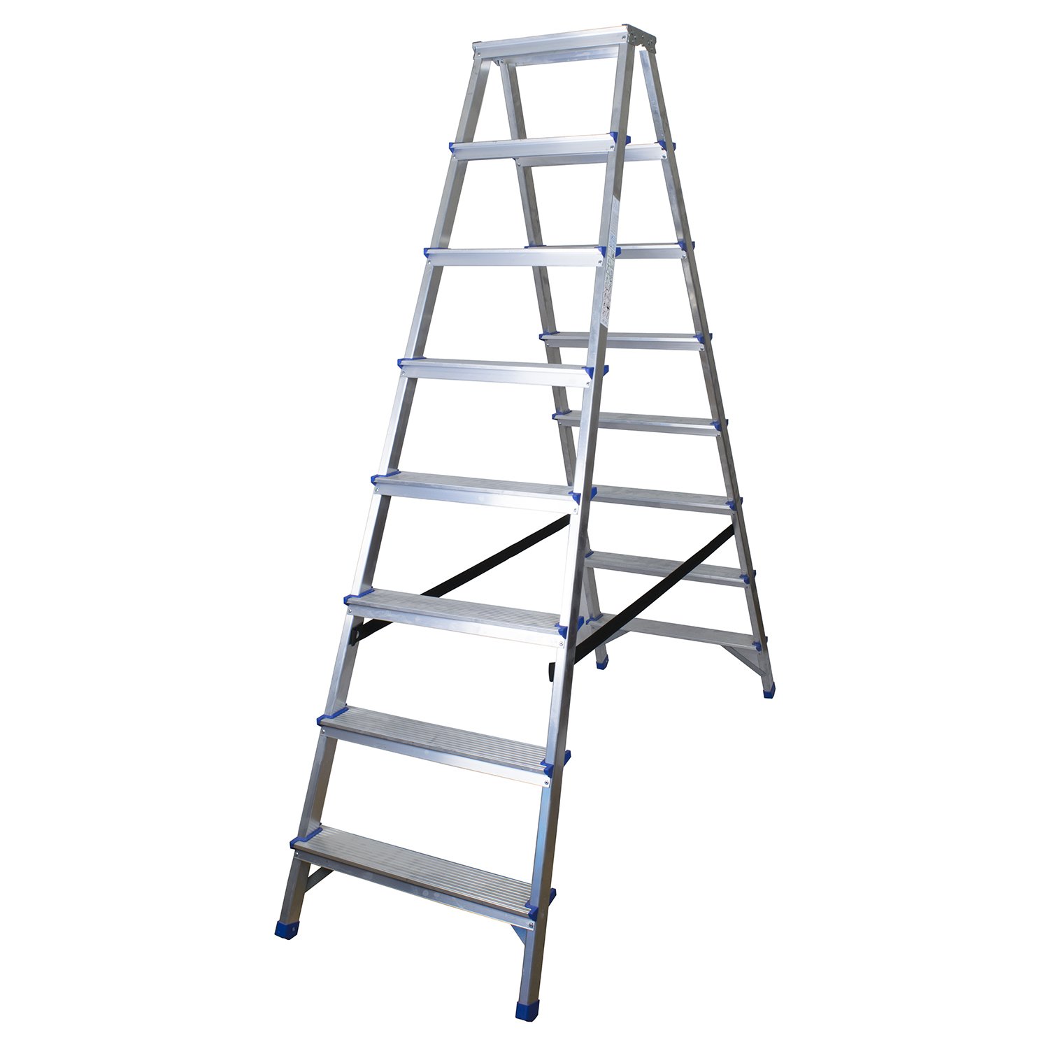 Abbey Aluminium Double Sided Step Ladders 8 Tread